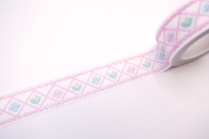 Papier Platz x à la car-do - Sugar Ribbon Washi Tape - Flower Garden