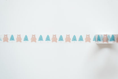 Seitousha Washi Tape - Spring/Summer 2025 - Forest Bear