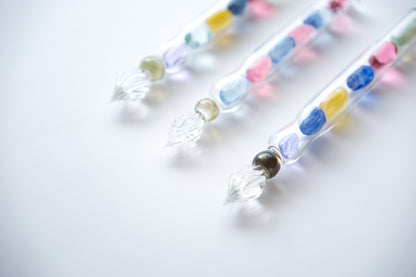 Tachibana Glass Studio - Glass Dip Pen - Meteorite Series