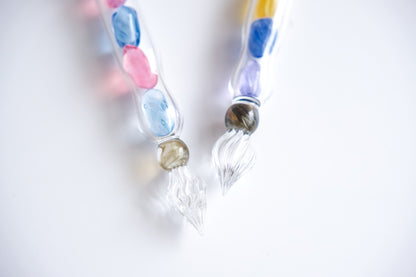 Tachibana Glass Studio - Glass Dip Pen - Meteorite Series