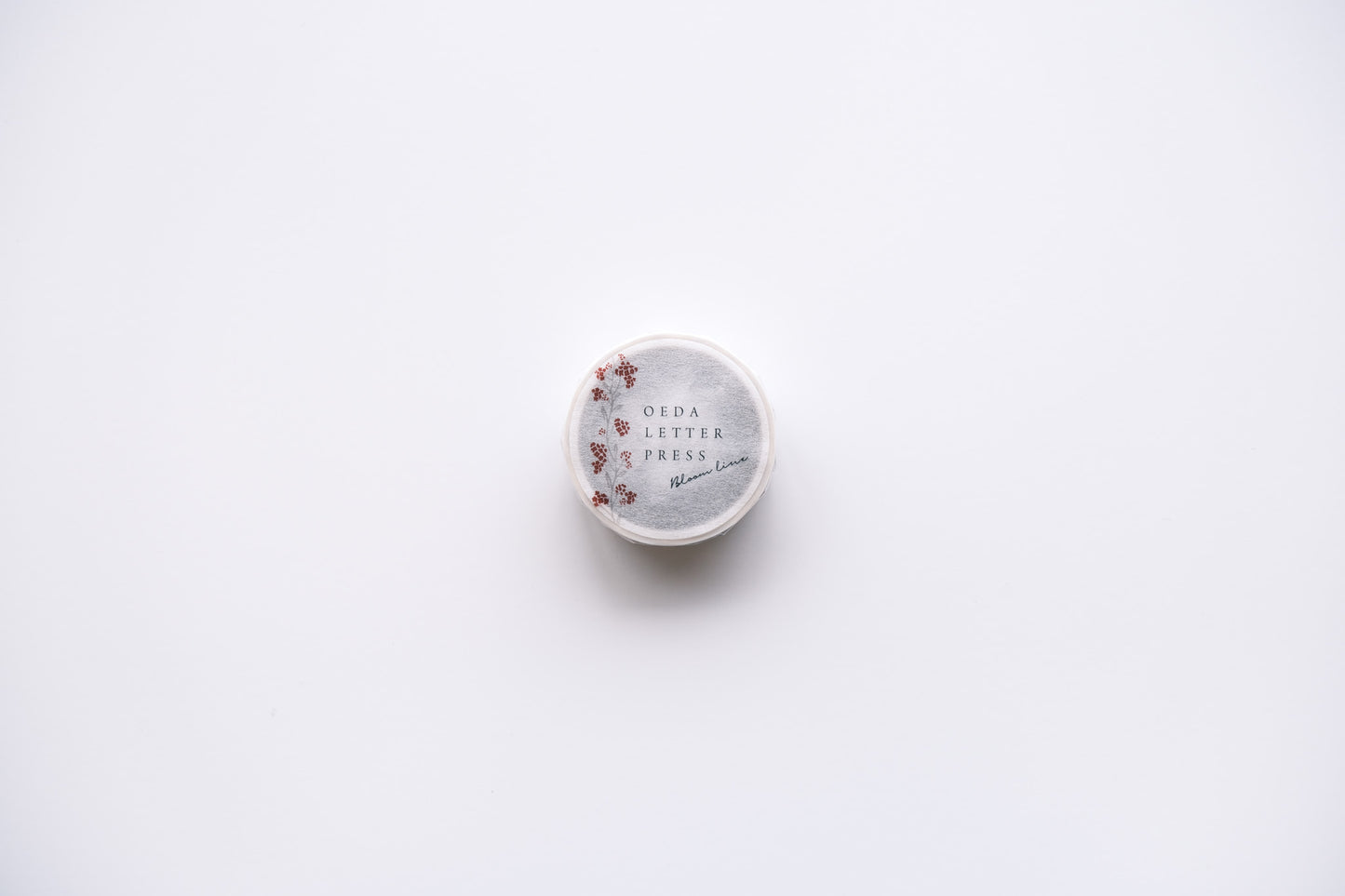 Oeda Letterpress Washi Tape - Bloom Line - Red