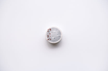 Oeda Letterpress Washi Tape - Bloom Line - Red