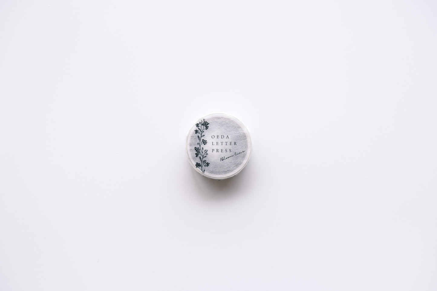 Oeda Letterpress Washi Tape - Bloom Line - Black