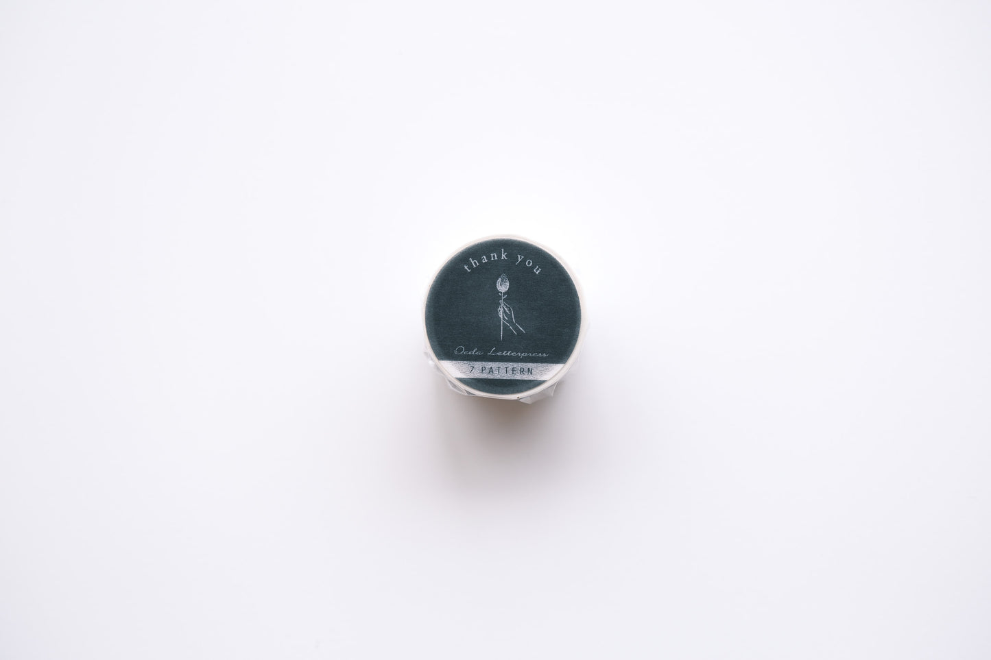 Oeda Letterpress Washi Tape - 7 Pattern - Thank You