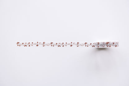 Oeda Letterpress Washi Tape - Bloom Line - Red