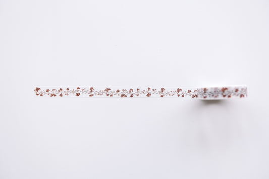 Oeda Letterpress Washi Tape - Bloom Line - Red