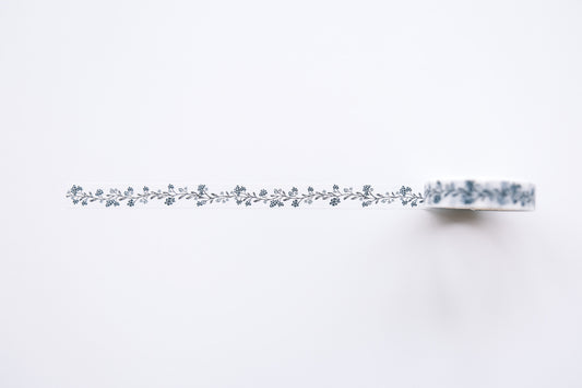 Oeda Letterpress Washi Tape - Bloom Line - Black