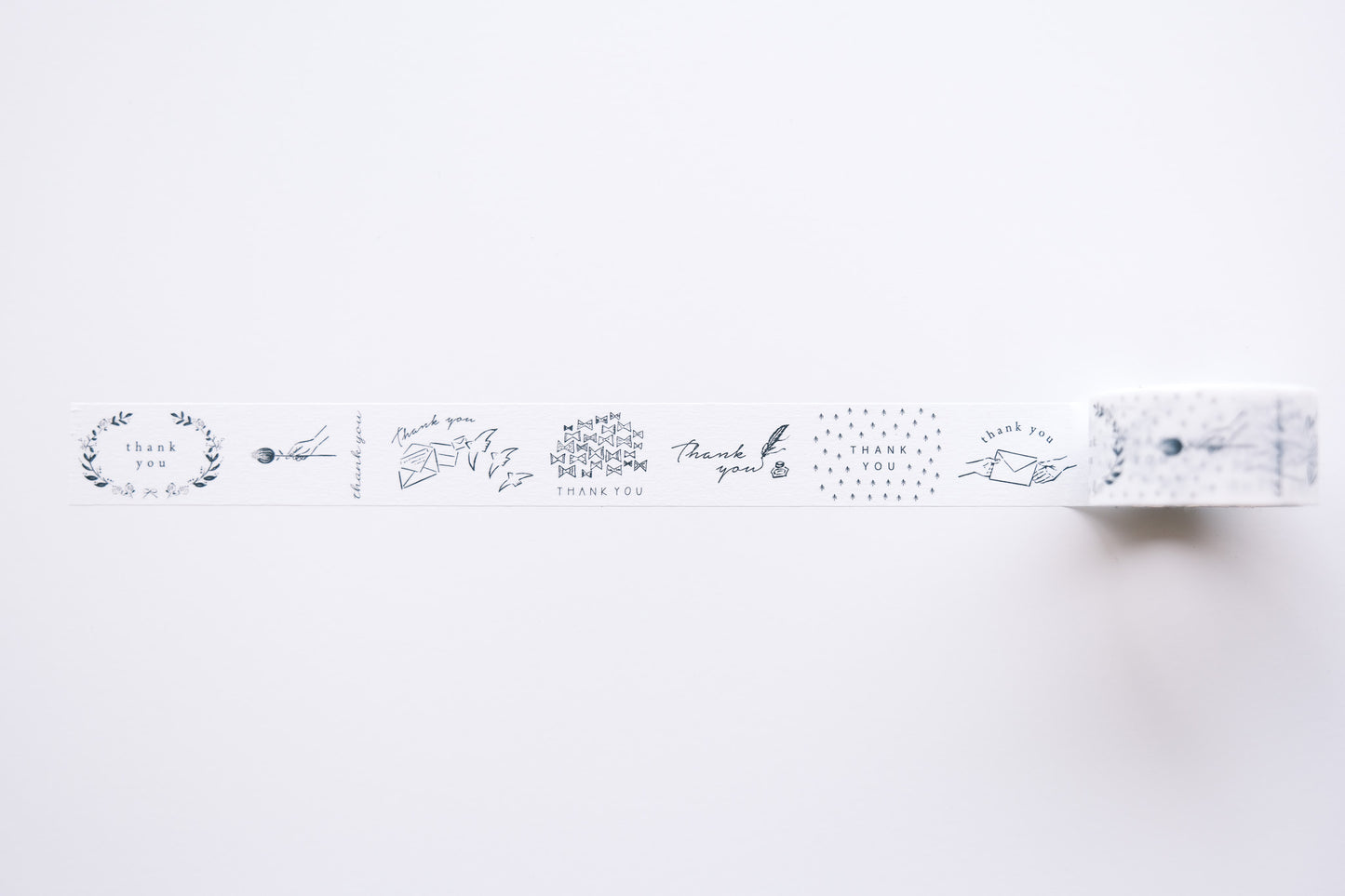 Oeda Letterpress Washi Tape - 7 Pattern - Thank You