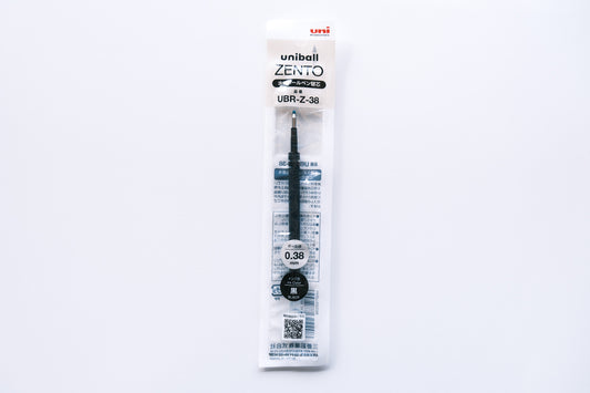 Uni-Ball ZENTO Gel Pen Refill - 0.38mm - Black