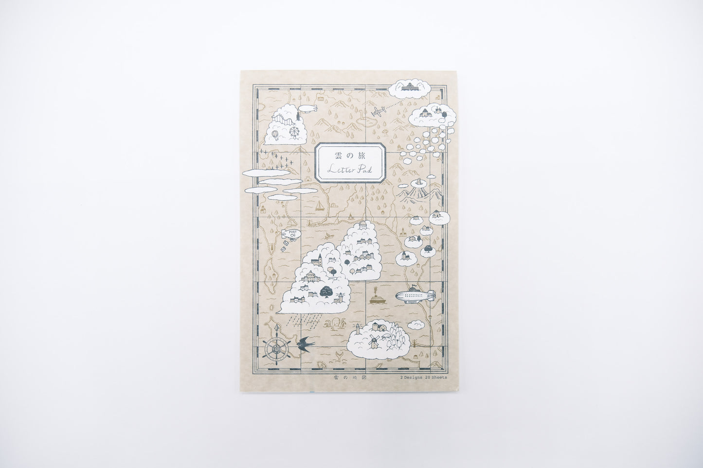 Kyupodo Letter Pad - Cloud Trip