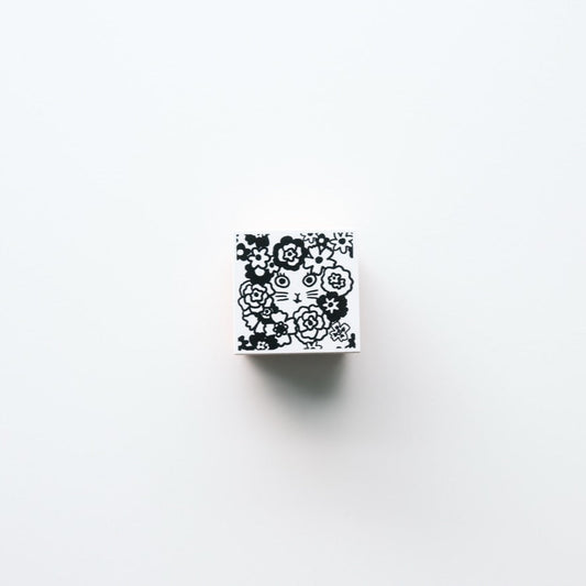 Sanby x Yumi Kitagishi Stamp - Cat's Flower Shop