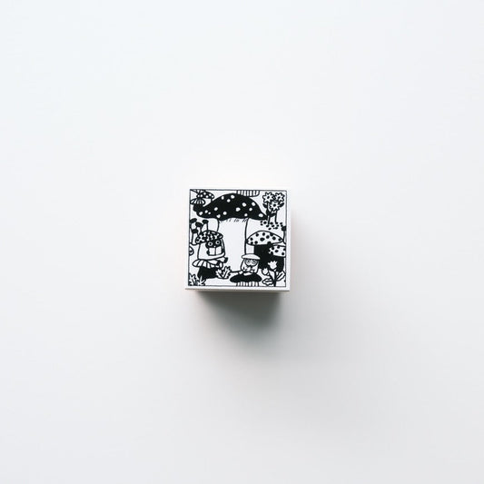 Sanby x Yumi Kitagishi Stamp - Mushrooms and Mysteries