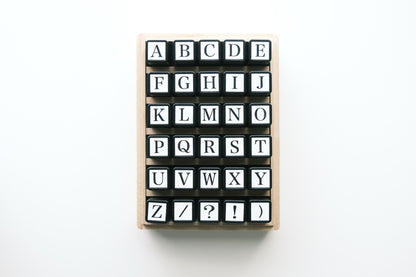 Pre-Inked Alphabet Stamp Set