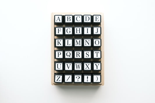 Pre-Inked Alphabet Stamp Set