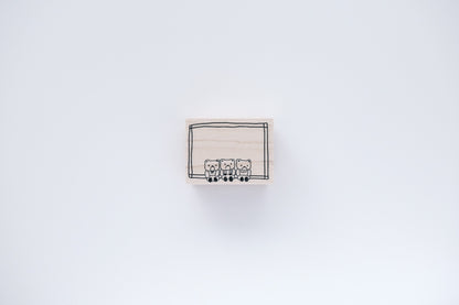 Ikhanko Stamp - Positive Bears