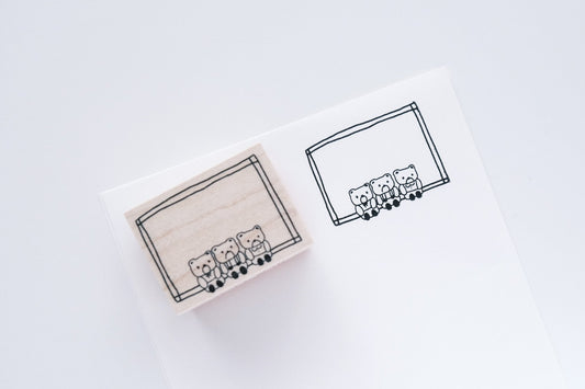 Ikhanko Stamp - Positive Bears