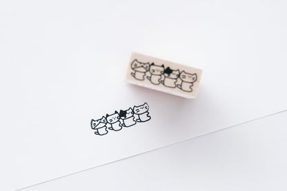 Ikhanko Stamp - Connecting Cat