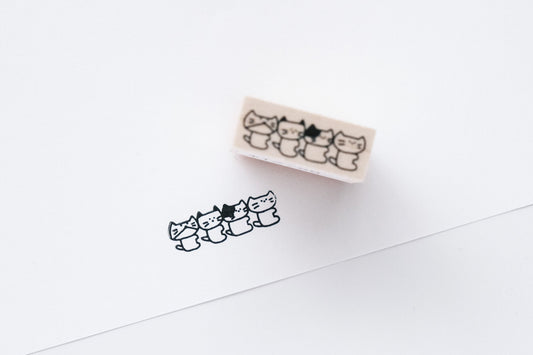 Ikhanko Stamp - Connecting Cat
