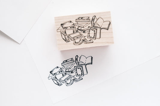 MA7Stamp Stamp - A Lot of Books