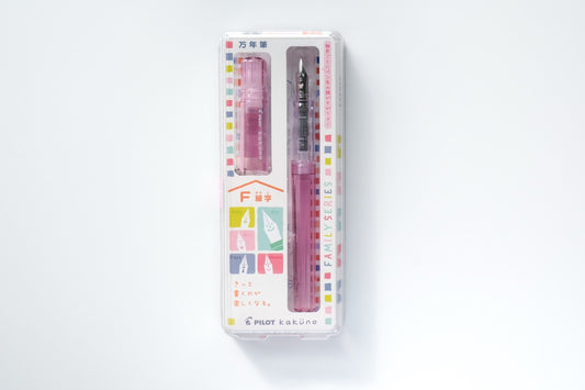 Kakuno Fountain Pen - Family Series - Clear Pink
