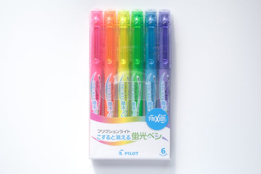 Pilot FriXion Light Erasable Highlighters - 6 Color Set