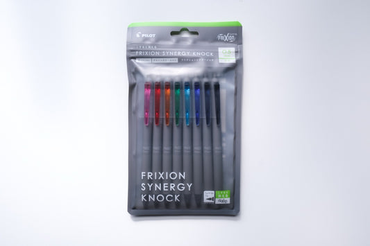 Pilot FriXion Synergy Knock Gel Pen - 0.5 mm - 8 Color Set
