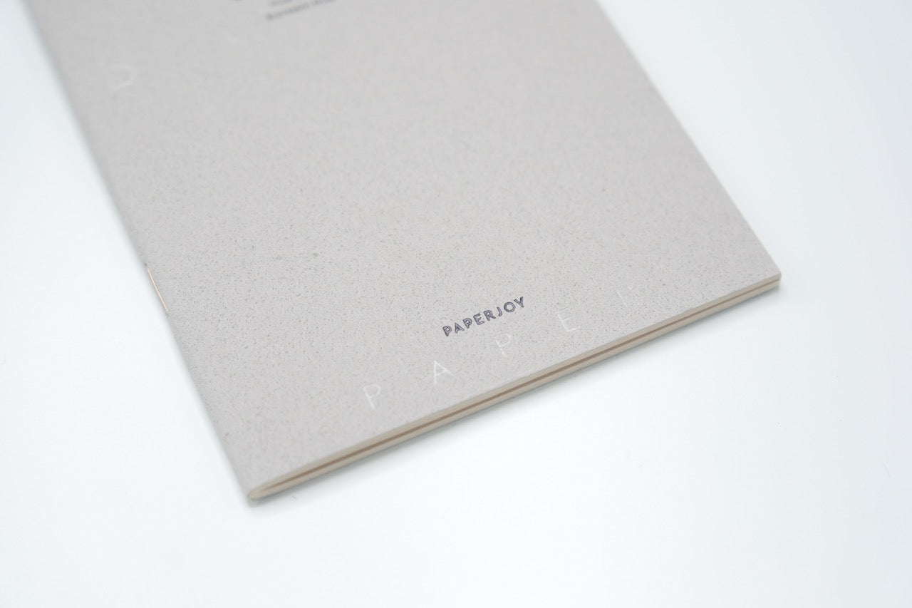 Aoto Letterpress - PAPERJOY Impression Notebook - Grey