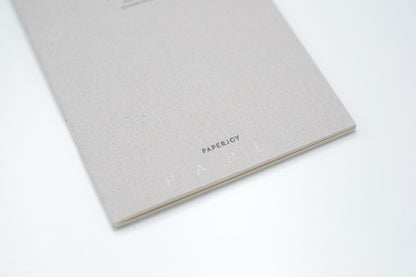 Aoto Letterpress - PAPERJOY Impression Notebook - Grey