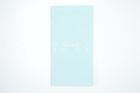 Aoto Letterpress - PAPERJOY Impression Notebook - Light Blue