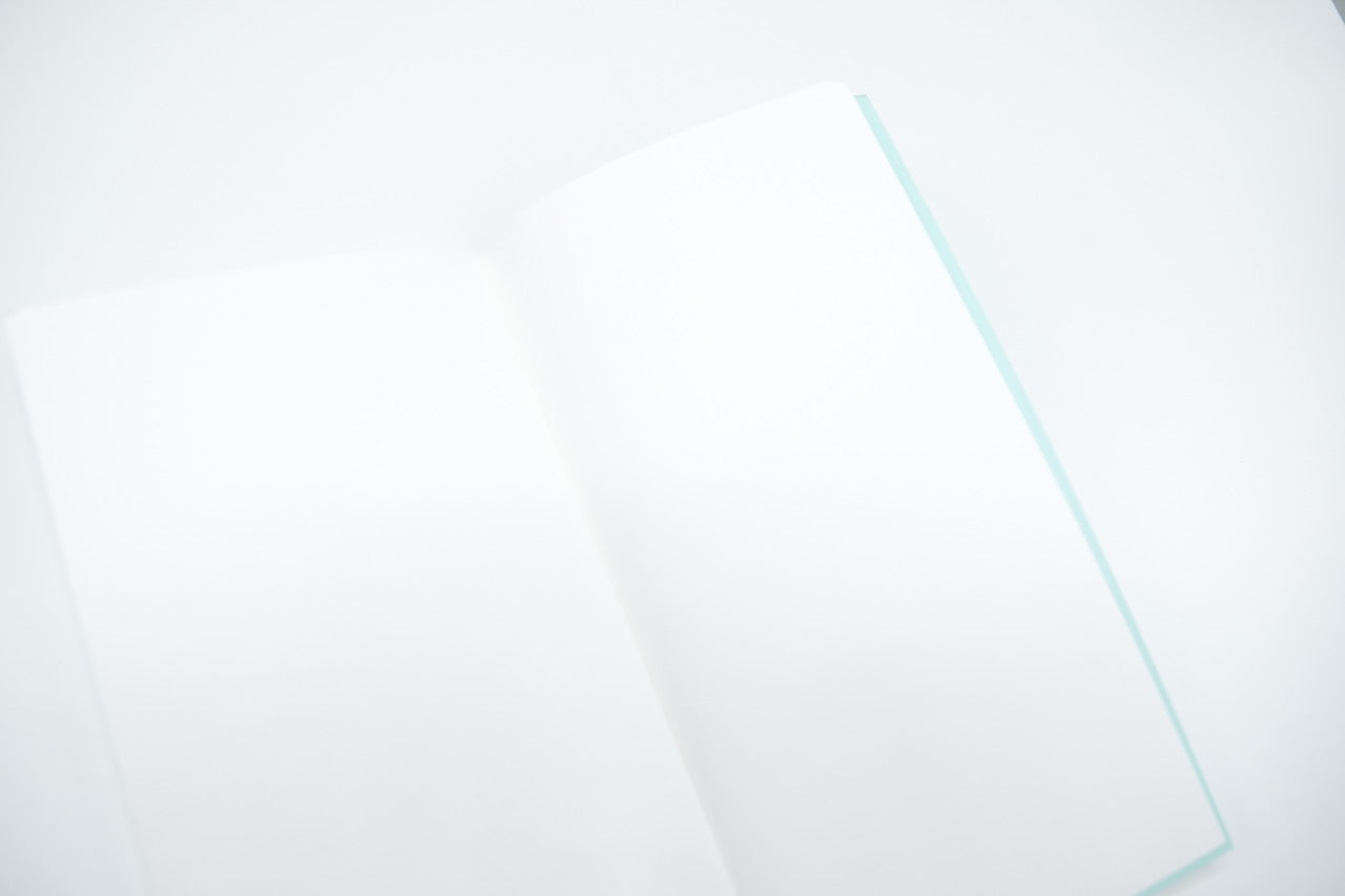 Aoto Letterpress - PAPERJOY Impression Notebook - Light Blue