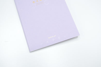Aoto Letterpress - PAPERJOY Impression Notebook - Lavender