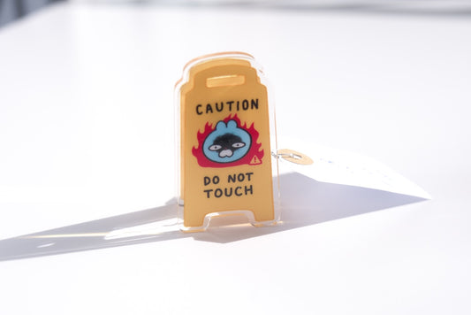 Pawnshop Ghosts Acrylic Bag Clip - Don't Touch