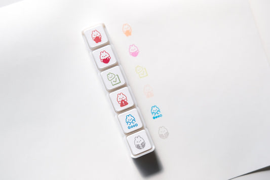 2jingis2jing - Bunny Button Stamp: Bunny Marks