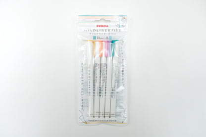 Zebra Mildliner Fine Highlighter 5 Color Set - Set B