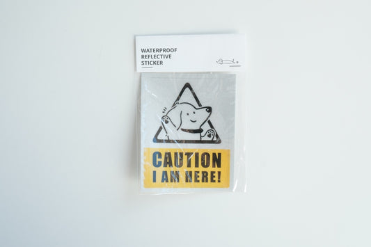 Ginny Lambkin - Waterproof Sticker - Caution