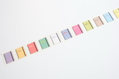 Delfonics Rollbahn - Rollbahn Pastel Notebook Washi Tape