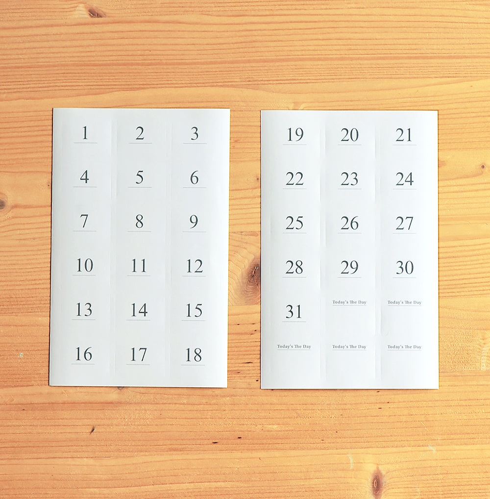 MU Planner Date Sticker Sheet – Style 1