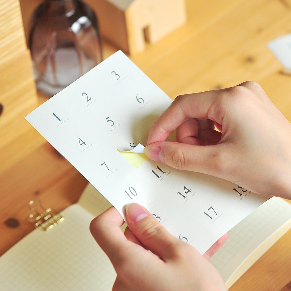 MU Planner Date Sticker Sheet – Style 1