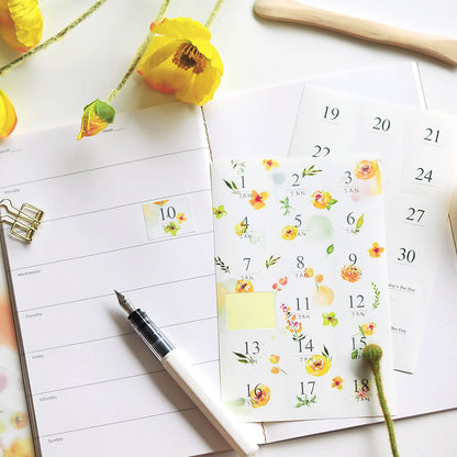 MU Planner Date Sticker Sheet – Style 1