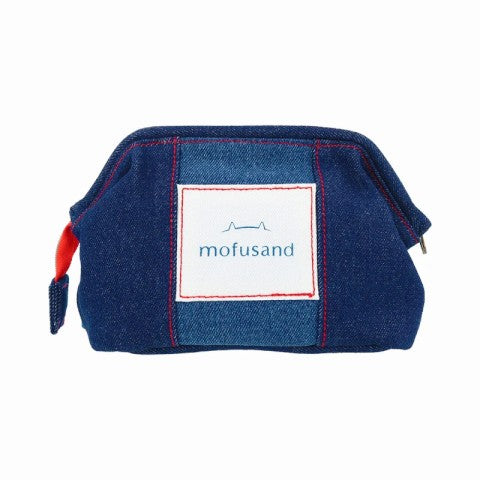 Mofusand Wired Denim Pouch - Cherry