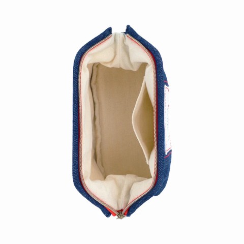 Mofusand Wired Denim Pouch - Cherry