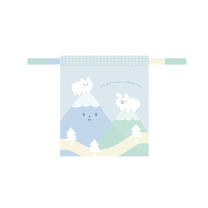Mt. Fo’rest x Yohand Studio - Drawstring Bag: Dog Cloud Climbing Mt. Fo’rest