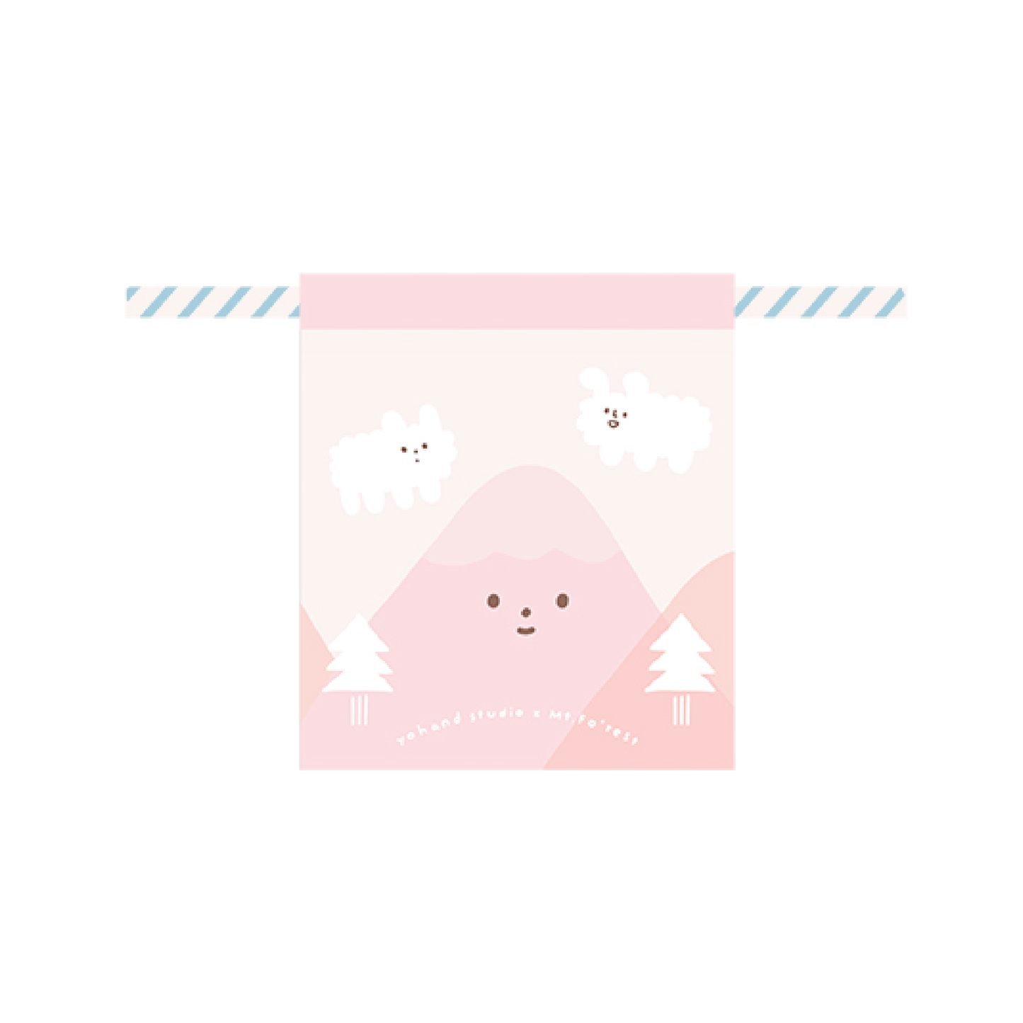 Mt. Fo’rest x Yohand Studio - Drawstring Bag: Dog Cloud Climbing Mt. Fo’rest