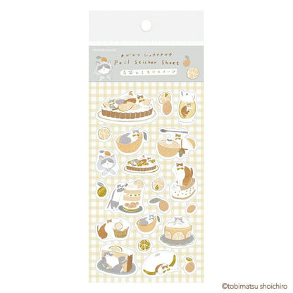 Furukawashiko x Tobimatsu Shoichiro Foil Sticker Sheet - Lemon Sweets