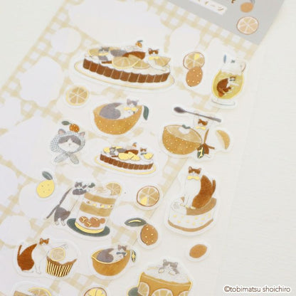 Furukawashiko x Tobimatsu Shoichiro Foil Sticker Sheet - Lemon Sweets