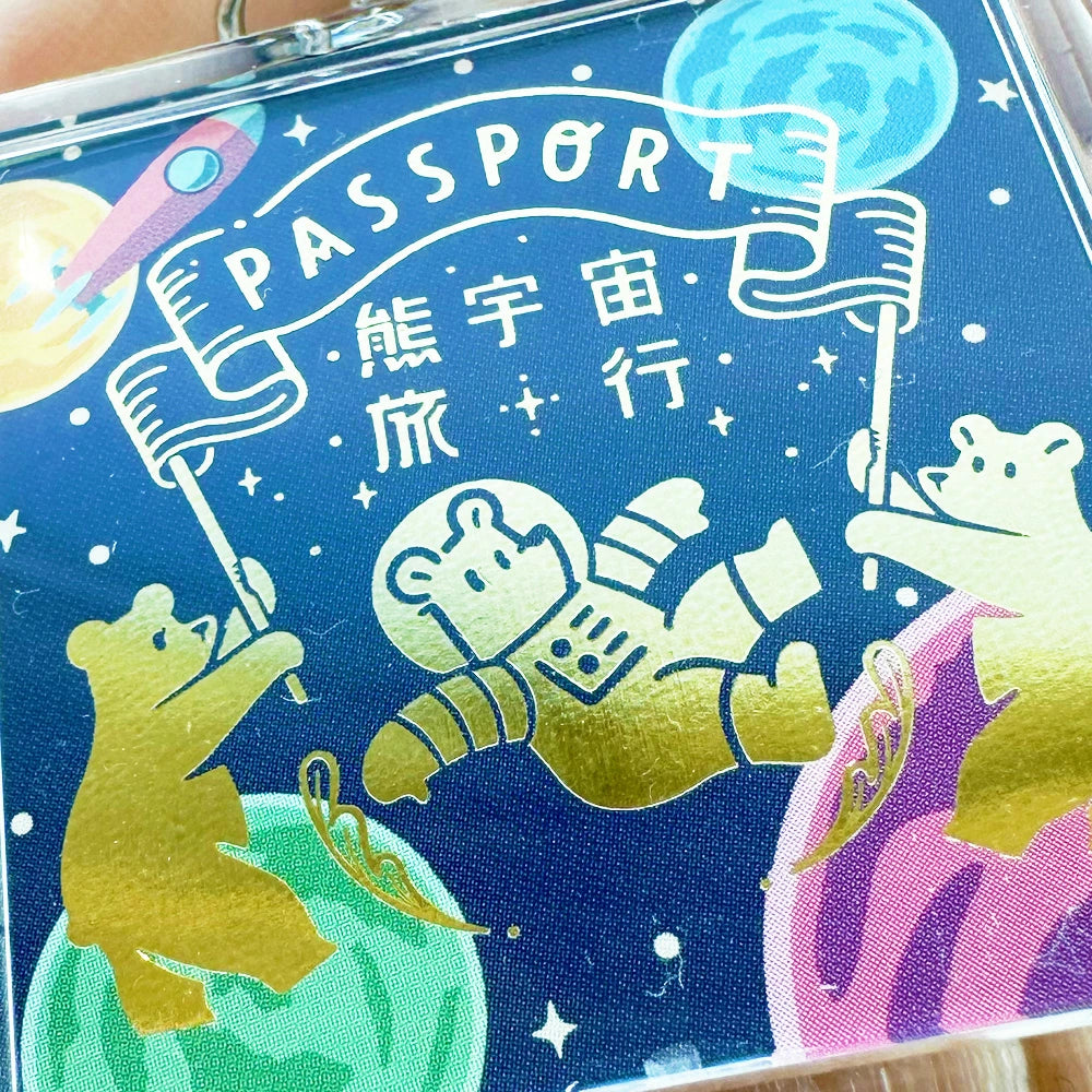 ob1toy x Rokkaku Acrylic Key Chain - Galaxy Tours
