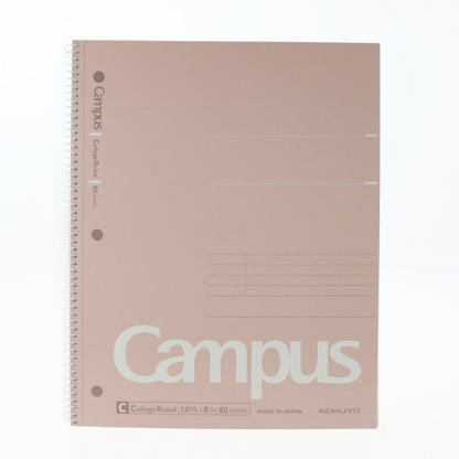 Kokuyo Campus Spiral Notebook College Ruled - 3 Pack