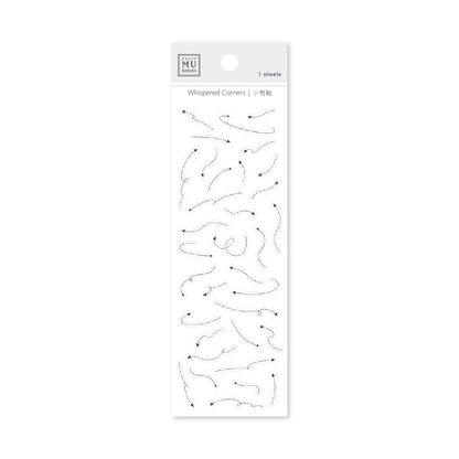MU Small Items Sticker - Whispered Corners - No.04