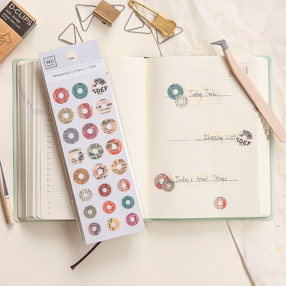MU Small Items Sticker - Whispered Corners - No.05