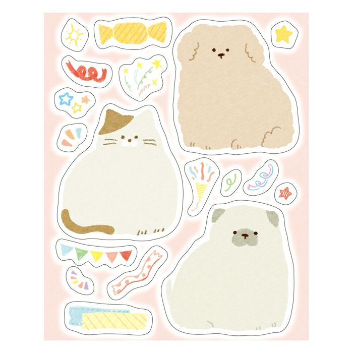Furukawashiko Message Sticker - Spring Series - Animals